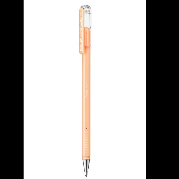 Pentel Hybrid Milky - Penna a sfera - arancione pastello - inchiostro gel - 0.8…