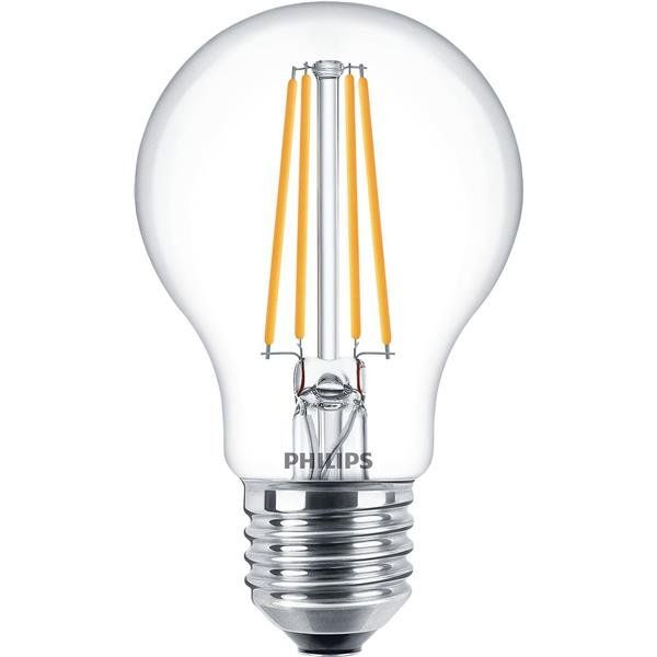 Philips - Lampadina LED - trasparente finitura - E27 - 7 W (equivalente 60 W) -…