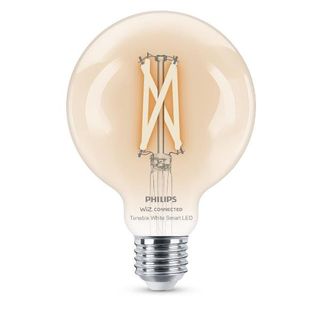 Philips - Lampadina con filamento LED - forma: G95 - trasparente finitura - E27…