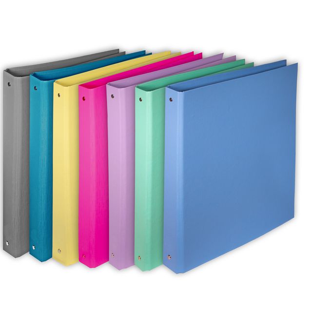 Raccoglitore KingBright - 22 x 30 cm - 4 anelli a R 30 mm - rivestito in PP - c…