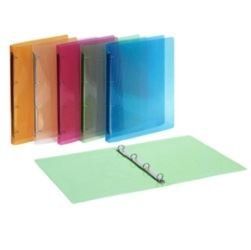 Raccoglitore Lumina - 22 x 30 cm - 4 anelli tondi 15 mm - PP - blu - Favorit