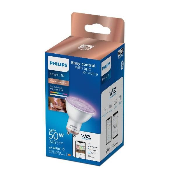 Philips Smart - Lampadina a spot a LED - forma: PAR16 - GU10 - 4.7 W (equivalen…