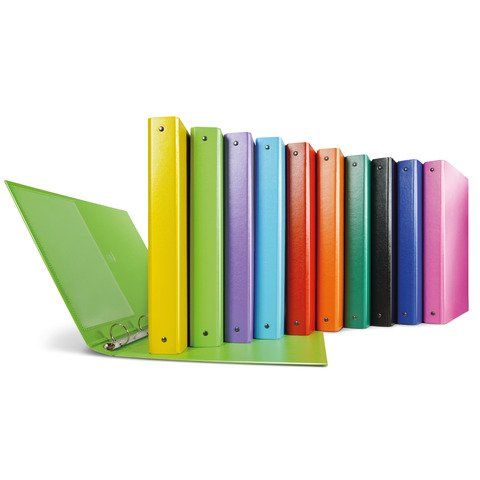 Raccoglitore Nettuno - 22 x 30 cm - 4 anelli a R 30 mm - dorso 3,5 cm - colori …