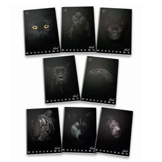 Pigna Monocromo Black - Quaderno - graffettato - A4 - 19 fogli - quadretti - di…