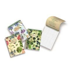 Pigna Nature Flowers - Blocchetto - rilegatura a spirale - 150 x 210 mm - 50 fo…