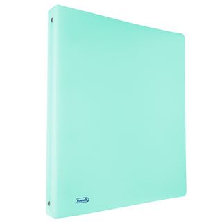Raccoglitore Pastel - 22 x 30 cm - 4 anelli tondi 15 mm - PP - celeste - Favorit