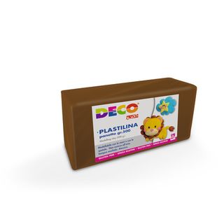 Plastilina in panetto Deco 500 g - marrone - 07030
