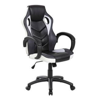 Poltrona gaming per adulti Serena Group Las Vegas L61 x P66 x H106/116 cm - bia…