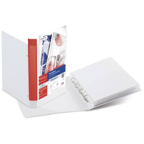 Raccoglitore Sei Rota Stelvio - 4 anelli a D 25 mm - 30x42 cm - dorso 4 cm - bi…