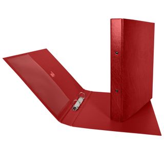 Raccoglitore Stelvio - 22 x 30 cm - 2 anelli a R 25 mm - dorso 3 cm - rosso - S…