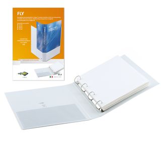 Raccoglitore personalizzabile Fly - 22 x 30 cm - 4 anelli a D 17 mm - dorso 5,5…
