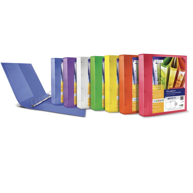 Raccoglitore personalizzabile Myto Ti - 22 x 30 cm - 4 anelli a D 17 mm - dorso…