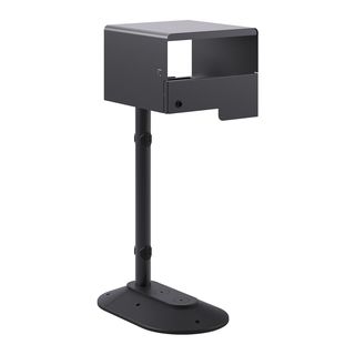 Portarifiuti coperto singolo su base con serratura e reggisacco 120lt Stilcasa