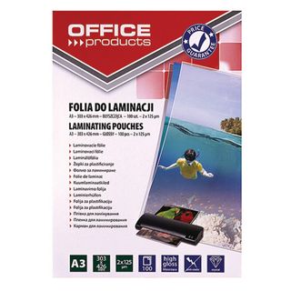 Pouches per plastificatrici Office Products 2x125 µm finitura lucida A3 - conf.…