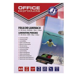 Pouches per plastificatrici Office Products 2x80 µm finitura lucida A3 - conf. …