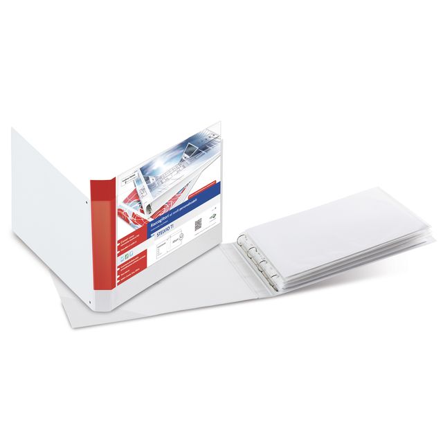 Raccoglitore personalizzabile Stelvio TI - 42 x 30 cm album - 4 anelli a D 50 m…