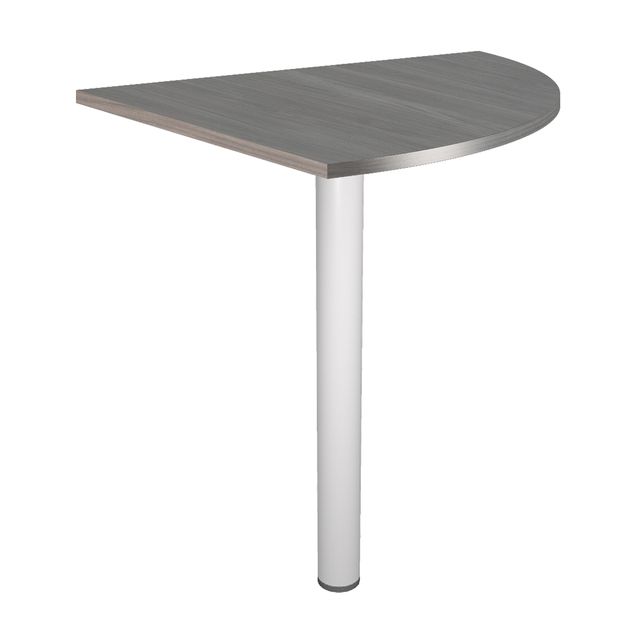 Raccordo angolare 90 per scrivanie Easy - 80 x 80 cm - frassino toscano/grigio …