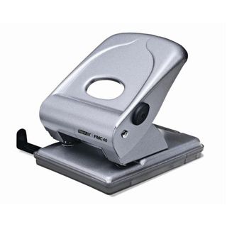 Rapid Fashion FMC40 - Perforatore - 40 fogli - metallo - argento brillante