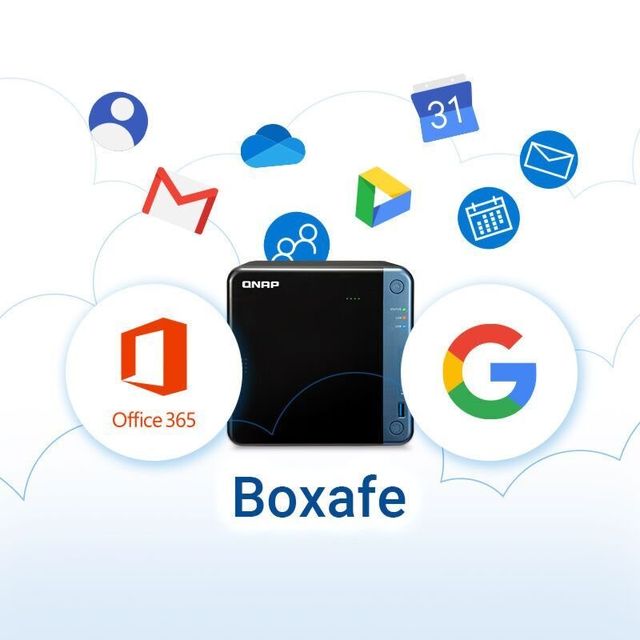 QNAP BOXAFE 4 MICROSOFT 365 1U 1Y
