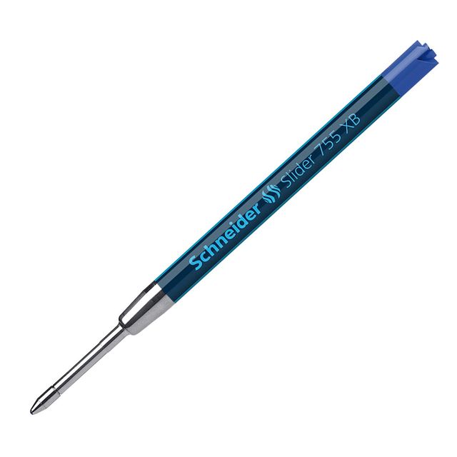 Refill Slider 755 ISO G2 - punta XB Viscoglide - blu - Schneider