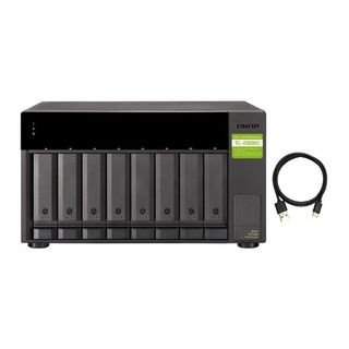 QNAP TL-D800C - Array unità disco rigido - 8 alloggiamenti (SATA-600) - USB 3.2…