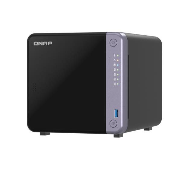QNAP TS-432X-4G - Server NAS - 4 alloggiamenti - SATA 6Gb/s - RAID JBOD, RAID 0…
