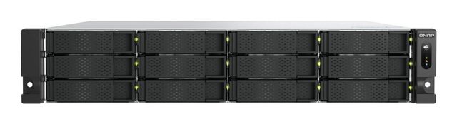 QNAP TS-H1277AXU-RP NAS Armadio (2U) AMD Ryzen™ 5 16 GB DDR5 0 TB QuTS hero Nero