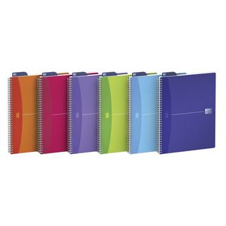 Quaderno spiralato My Colors - 1 rigo con margine - 150 x 210mm - 90gr - 90 fog…