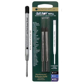 Refill per sfera Parker - punta large - blu - Monteverde - conf. 2 pezzi