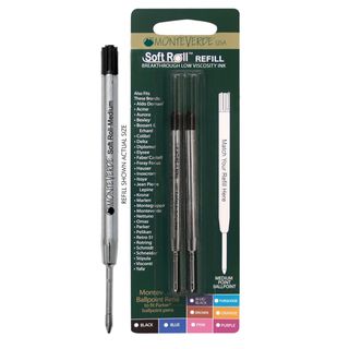 Refill per sfera Parker - punta media - nero - Monteverde - conf. 2 pezzi
