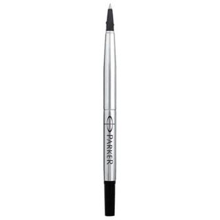 Refill roller Quink standard - punta media - metallo - nero - Parker