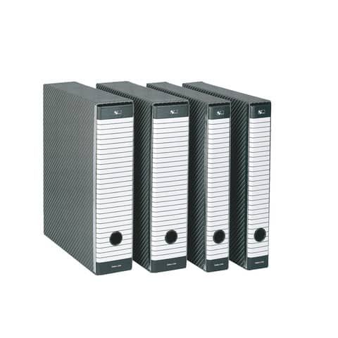 Registratore Delso Line G14 - dorso 5 cm - protocollo 23 x 33 cm - grigio - Ess…