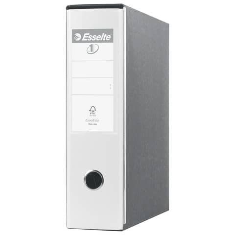 Registratore Eurofile G53 - dorso 8 cm - commerciale 23 x 30 cm - bianco - Esse…