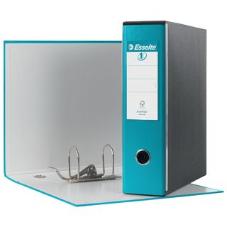 Registratore Eurofile G53 - dorso 8 cm - commerciale 23 x 30 cm - turchese - Es…