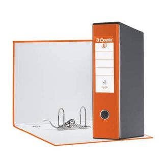 Registratore Eurofile G55 - dorso 8 cm - protocollo 23 x 33 cm - arancione - Es…