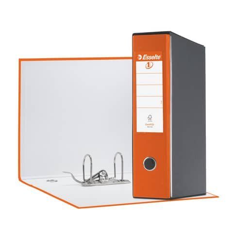 Registratore Eurofile G55 - dorso 8 cm - protocollo 23 x 33 cm - arancione - Es…