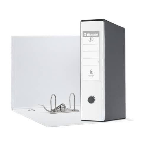 Registratore Eurofile G55 - dorso 8 cm - protocollo 23 x 33 cm - bianco - Essel…
