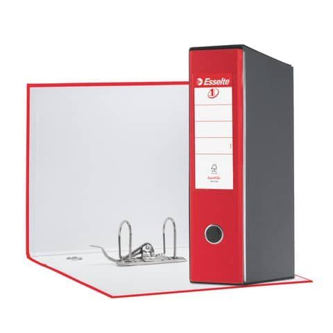 Registratore Eurofile G55 - dorso 8 cm - protocollo 23 x 33 cm - rosso vivida -…
