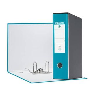 Registratore Eurofile G55 - dorso 8 cm - protocollo 23 x 33 cm - turchese - Ess…