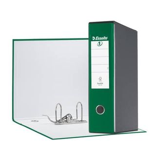 Registratore Eurofile G55 - dorso 8 cm - protocollo 23 x 33 cm - verde - Esselte