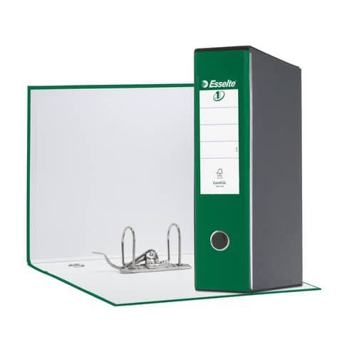 Registratore Eurofile G55 - dorso 8 cm - protocollo 23 x 33 cm - verde - Esselte