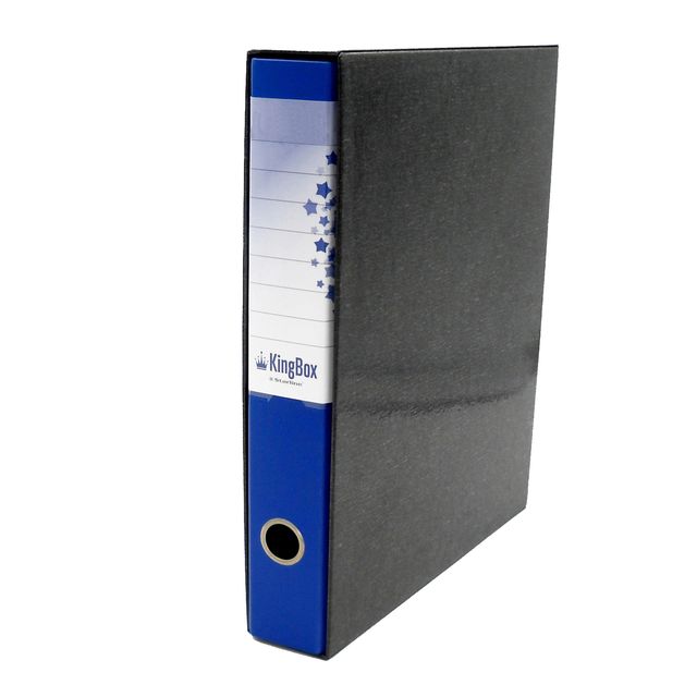 Registratore Kingbox - dorso 5 cm - protocollo 23 x 33 cm - blu - Starline