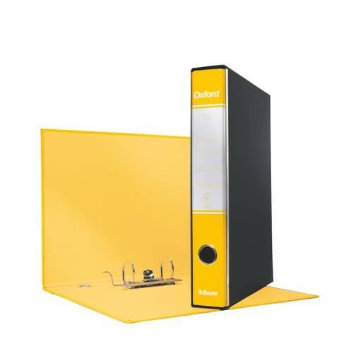 Registratore Oxford G82 - dorso 5 cm - commerciale 23 x 30 cm - giallo - Esselte