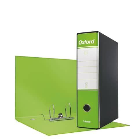 Registratore Oxford G83 - dorso 8 cm - commerciale 23 x 30 cm - verde lime - Es…