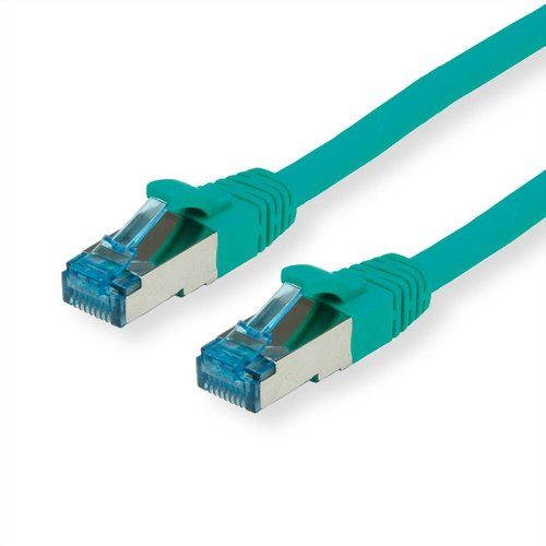 ROLINE VALUE CAVO S/FTP (PiMF) PATCHCORD CAT 6A, CLASS EA, VERDE, 1,5M