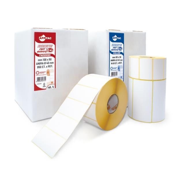 ROTOLIFICIO PUGLIESE CF8ROLL ETICHETTA TERM MM50X30
