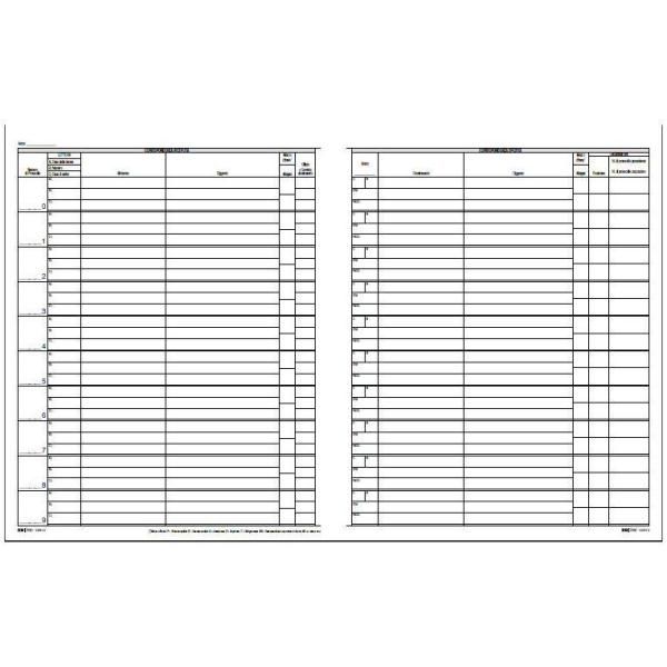 Registro corrispondenza arrivo/partenza - 31 x 24,5cm - 200 fogli - Edipro