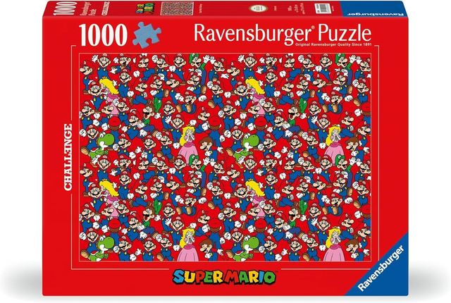 Ravensburger Puzzle 1000 PC Challenge - Super Mario 12000504