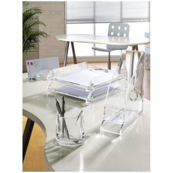 Rexel Nimbus - Tazza per matite - trasparente