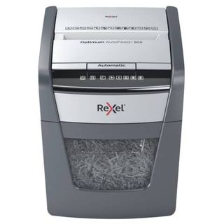 Rexel Optimum AutoFeed+ 50X - Distruggidocumenti - taglio incrociato - 4 x 28 m…
